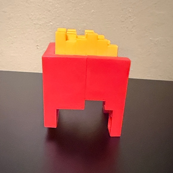 McDonald's X Minecraft movie Fry helmet toy - Picture 2 of 6